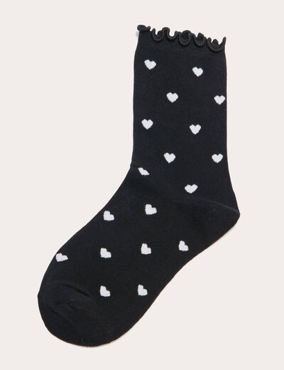 Chaussettes noir femme