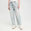 Jeans balloon denim bleach femme