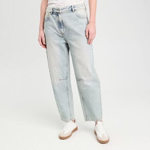 jeans balloon denim bleach femme Jeans balloon denim bleach femme