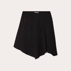 jupe asymetrique droite noir femme Jupe asymétrique droite noir femme