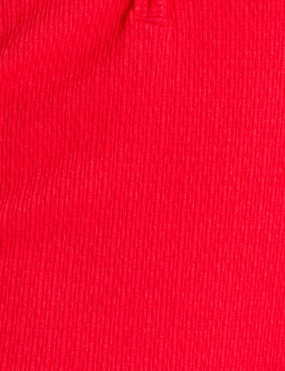 Body manches courtes rouge femme