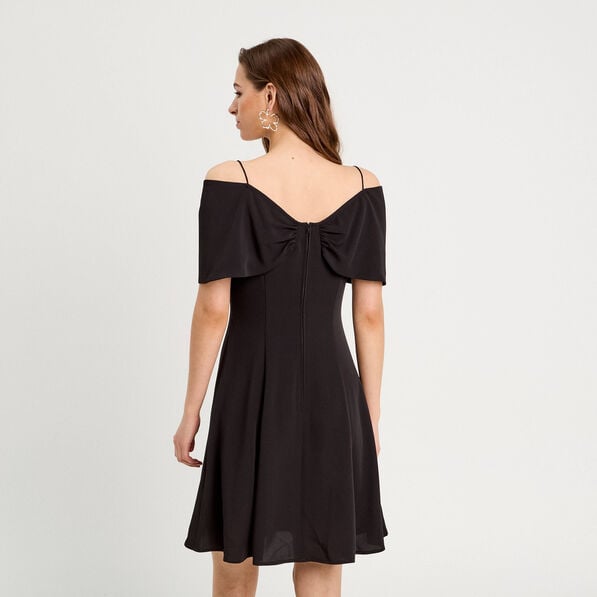 robe droite bretelles noir femme Robe droite bretelles noir femme