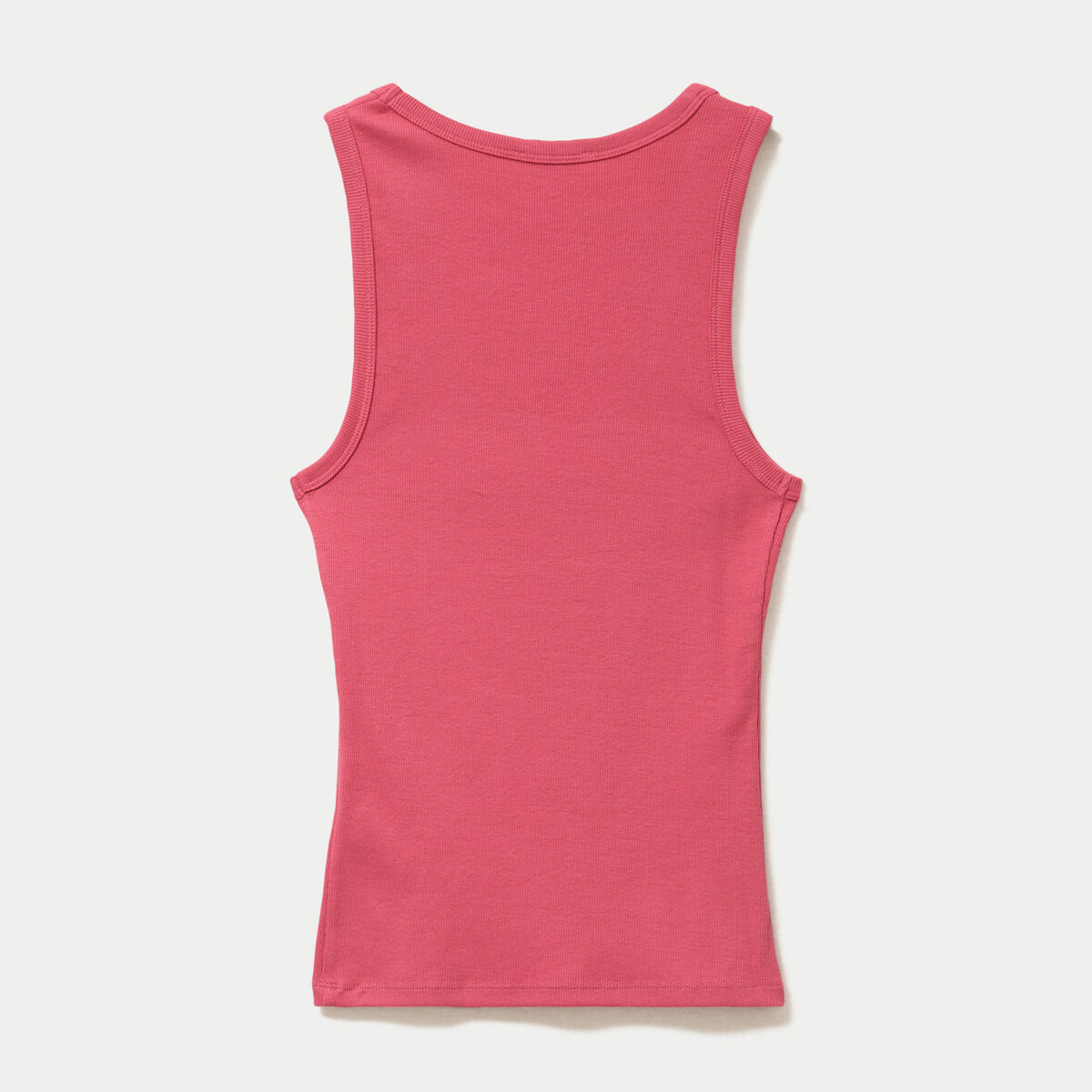 D&eacute;bardeur c&ocirc;tel&eacute; col rond rose framboise femme
