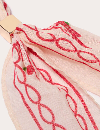 Foulard ecru femme