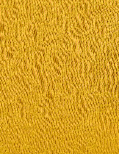 T-shirt détail noeud jaune citron femme