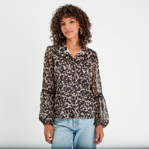 blouse manches longues beige femme Blouse manches longues beige femme