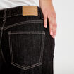 Jean wide leg taille basse denim noir femme