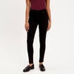 Jean skinny push-up taille standard denim noir femme