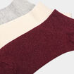 Lot 3 paires chaussettes blanc femme