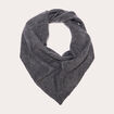 Foulard triangle gris foncé femme