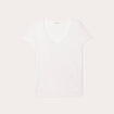 T-shirt manches courtes ecru femme