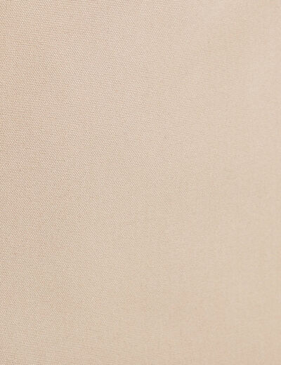 Pantalon cigarette ceinturé taupe femme