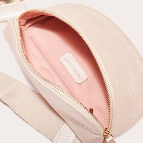 sac banane en bandouliere gris argent femme Sac banane en bandoulière gris argent femme