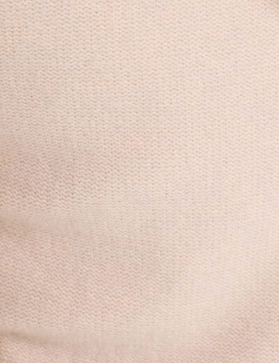 Gilet à capuche zippé beige femme