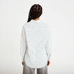 Chemise col classique manches longues ecru femme