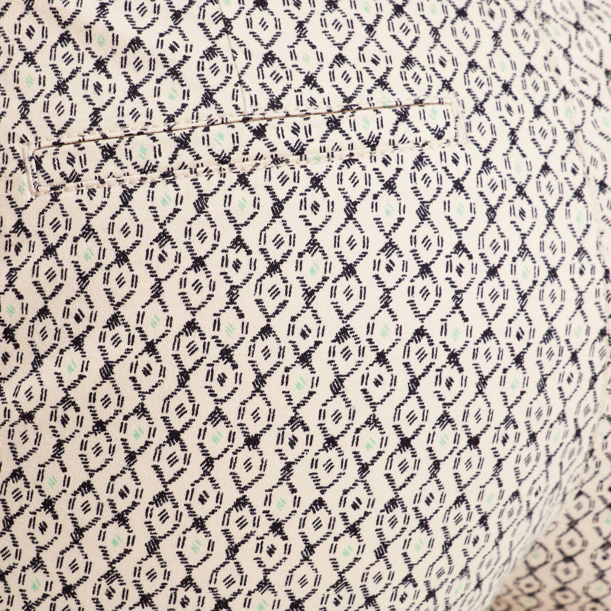 Pantalon chino slim 7/8ème blanc femme