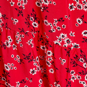 robe longue evasee fluide rouge femme Robe longue évasée fluide rouge femme