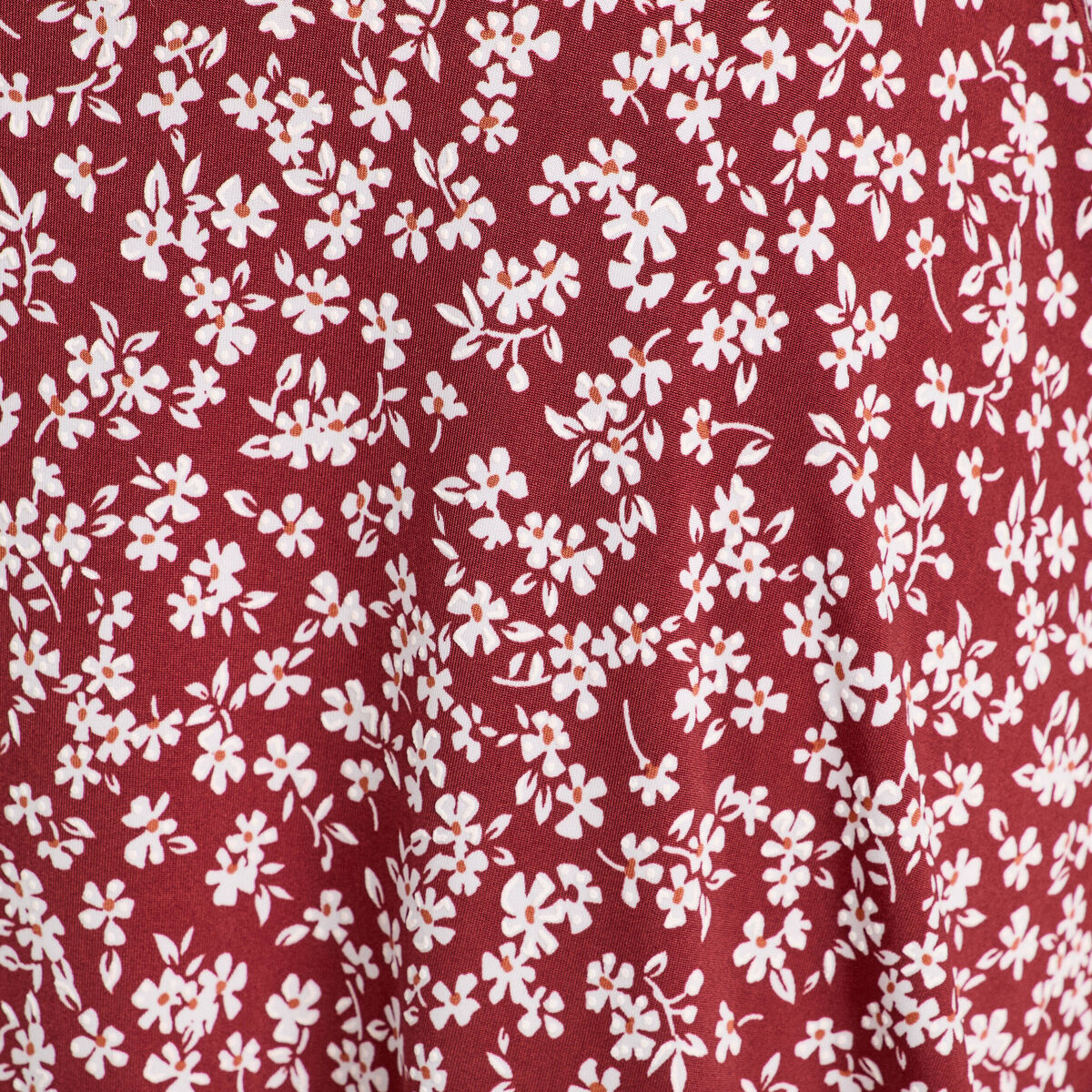 Jupe-short patineuse marron cognac femme