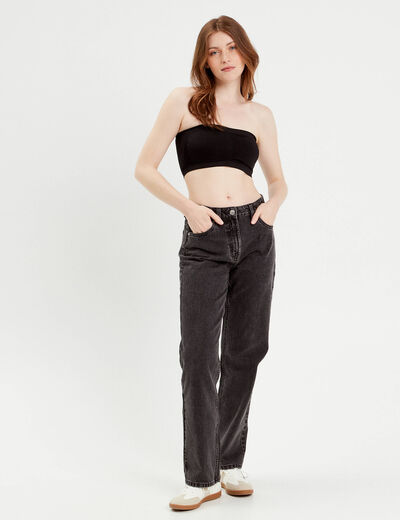 Lot 2 soutiens-gorge bandeau noir femme