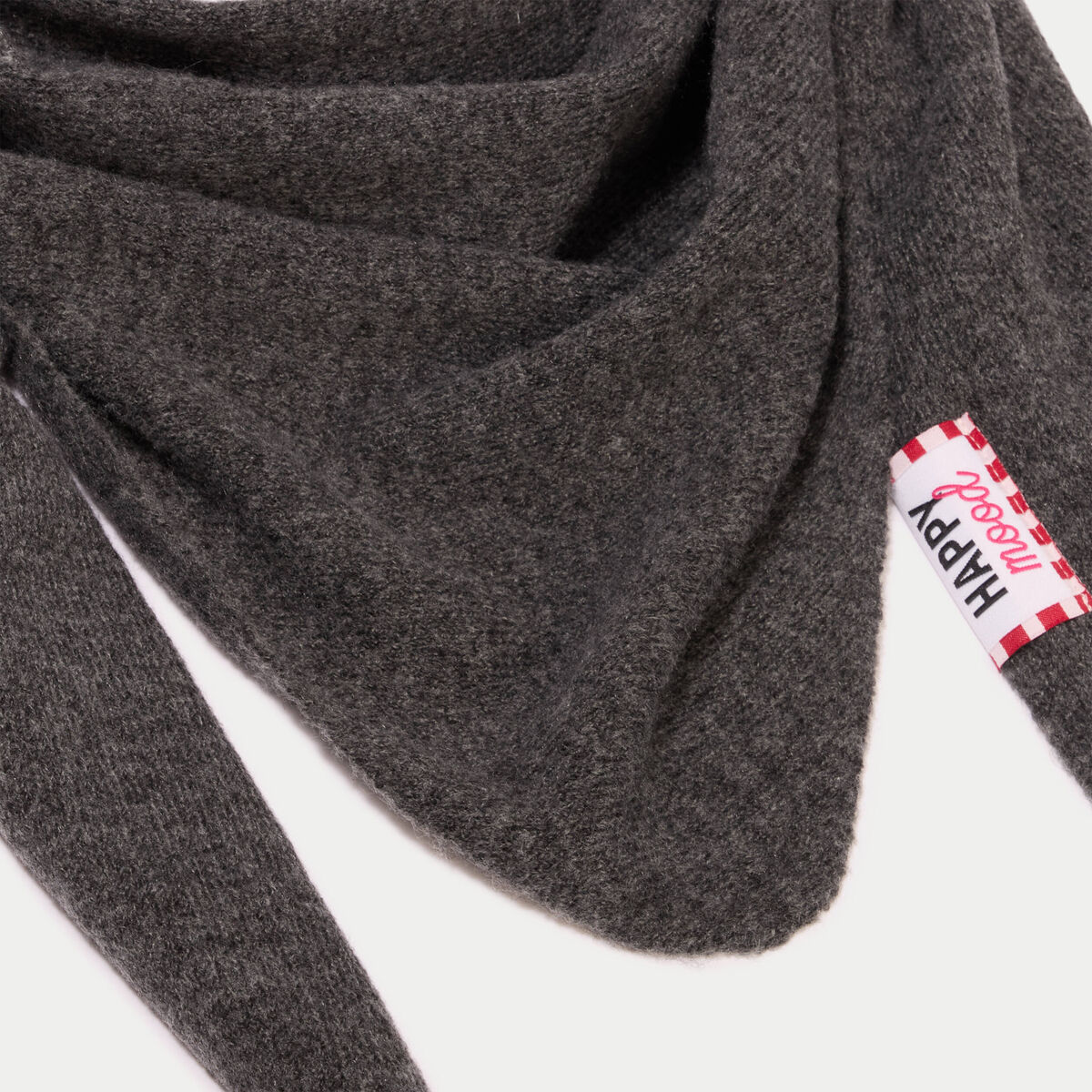 Foulard gris fonc&eacute; femme