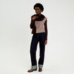 Gilet sans manches effet polaire taupe femme