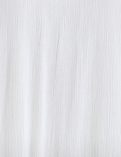 Top ample sans manches col carr&eacute; blanc femme