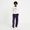 Lot de 2 pyjamas manches longues bleu femme