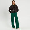 Veste matelassée courte noir femme