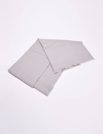 Foulard gris clair femme