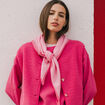Foulard rose clair femme