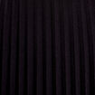 Jupe midi évasée plissée noir femme