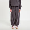 Jogging &agrave; d&eacute;tails clout&eacute;s taille basse gris fonc&eacute; femme