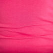 T-shirt ajust&eacute; court col rond rose fushia femme