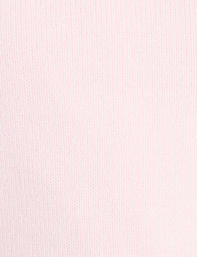 Pull manches courtes rose clair femme