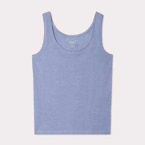 debardeur bretelles larges bleu gris femme Débardeur bretelles larges bleu gris femme
