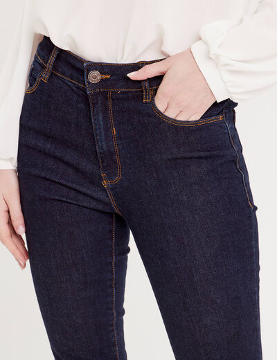 Jeans slim 5 poches denim brut femme