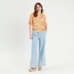 Blouse manches 3/4 blanc femme