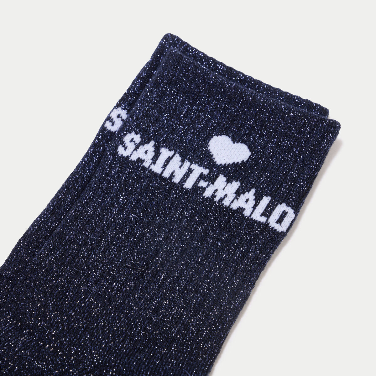 Lot 2 paires de chaussettes bleu marine femme