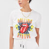 t shirt rolling stones ecru femme