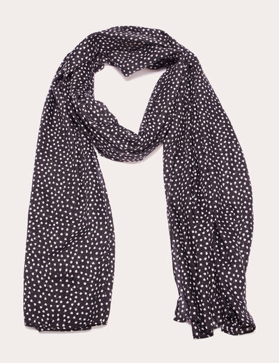Foulard noir femme