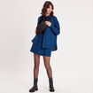 Jupe-short droite noir femme