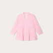 Blouse manches 3/4 rose femme