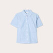 Chemise manches courtes bleu femme