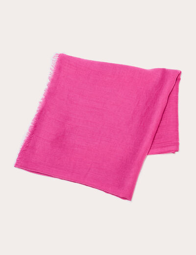 Foulard rose fushia femme