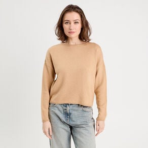 pull manches longues beige femme Pull manches longues beige femme
