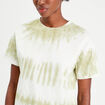 T-shirt manches courtes vert kaki femme