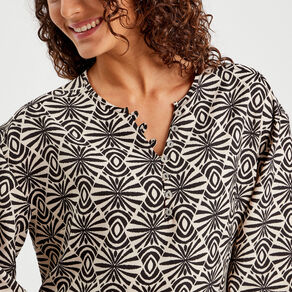 Blouse manches longues noir femme