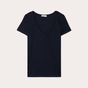 t shirt manches courtes bleu marine femme T-shirt manches courtes bleu marine femme