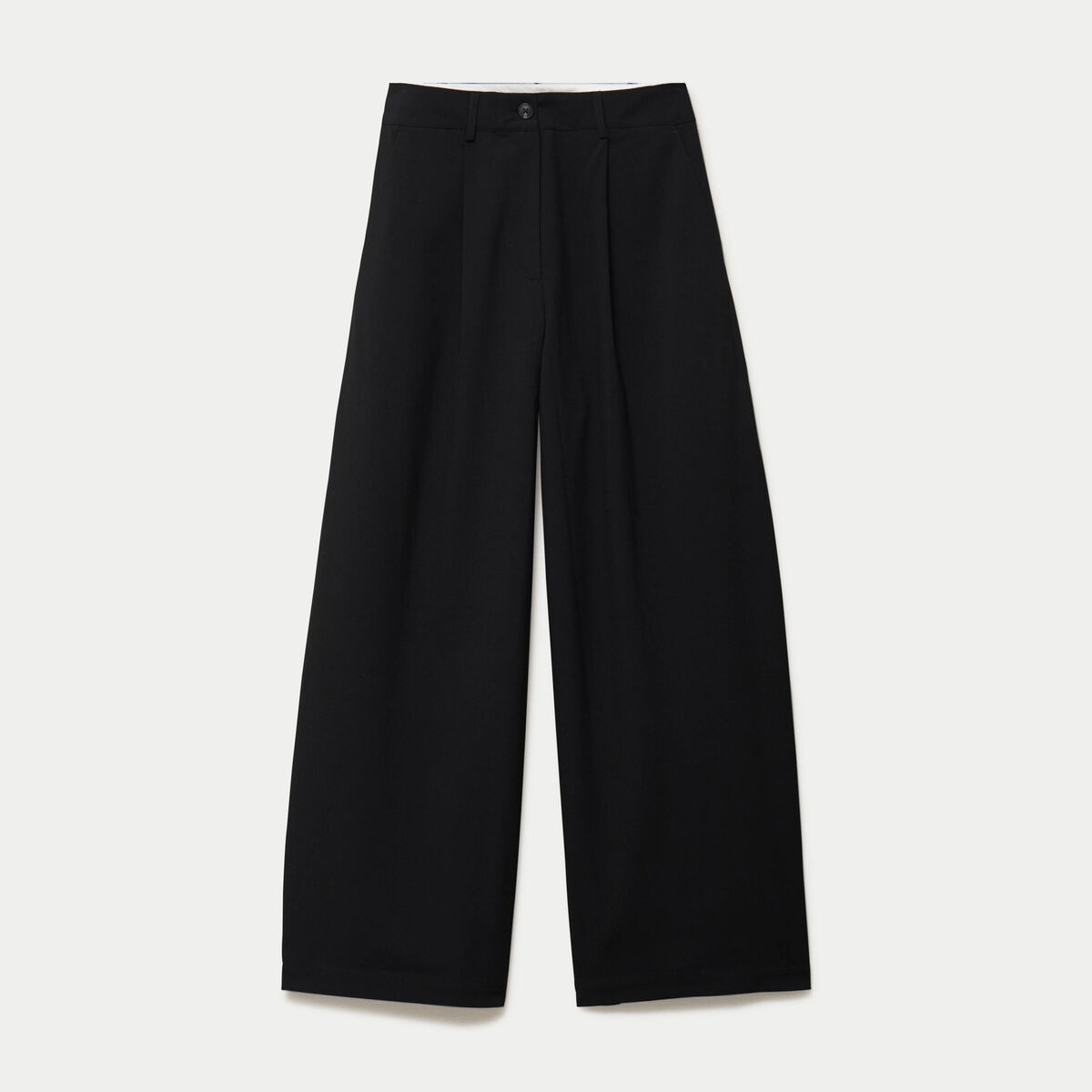Pantalon bootcut taille standard noir femme