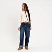 Gilet manches longues ecru femme